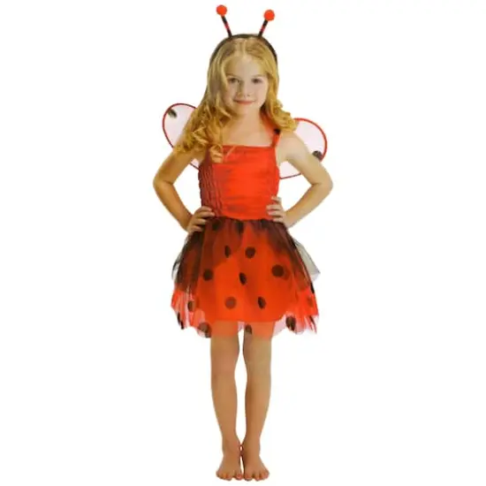 Small Red & Black Ladybug Girl's Costume {1}