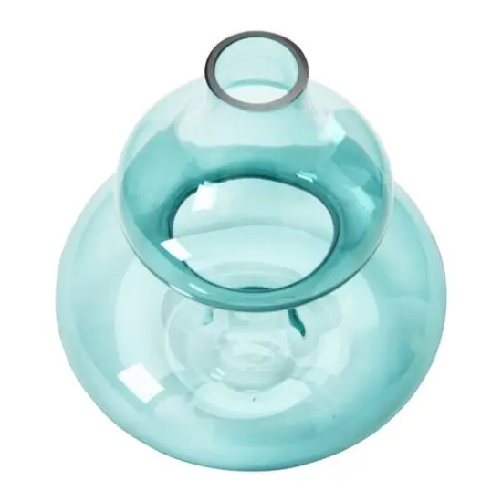 Hello Honey&reg; 5" Blue Glass Vase {4}