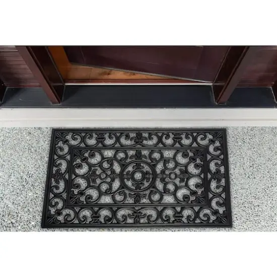 DII&reg; Rubber Scroll Doormat {5}