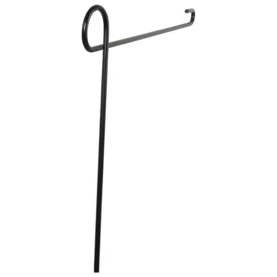 37.75" Black Solid Contemporary Garden Flagpole {6}