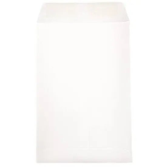 JAM Paper 6" x 9" White Open End Catalog Commercial Envelopes {1}