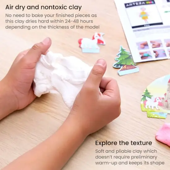 Arteza&reg; Kids Magical Creatures Small Stage Clay Kit, 74 pcs {4}