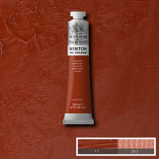 Winsor & Newton&trade; Winton 6.75oz. Oil Colour&trade; Paint Light Red {6}