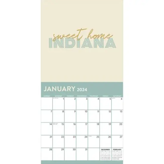 TF Publishing 2024 Home: Indiana Wall Calendar {4}