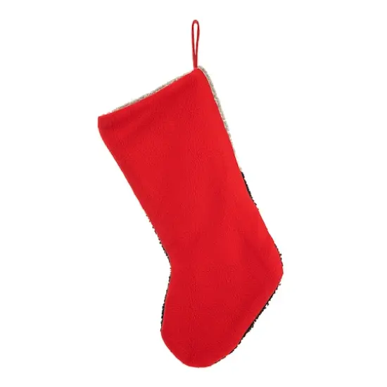 Glitzhome&reg; 20.5" Penguin Hooked Stocking {6}
