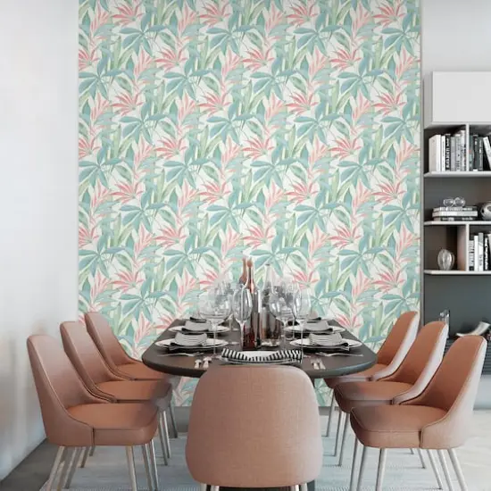 Tommy Bahama&reg; Buena Vista Peel & Stick Wallpaper Coral {6}
