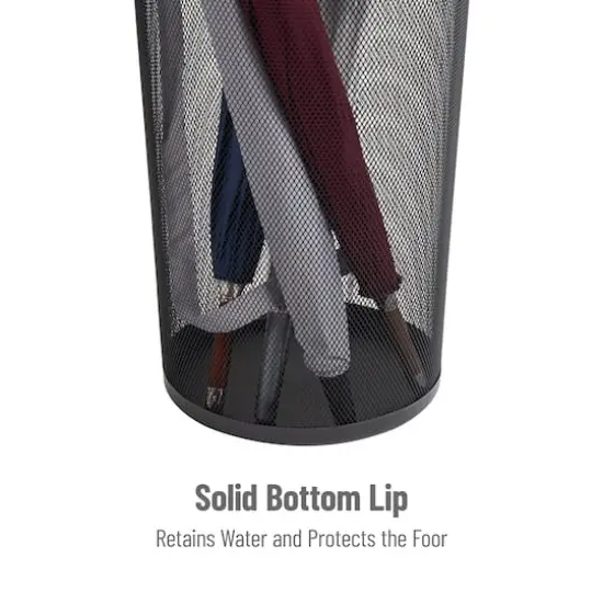 Mind Reader Network Collection Metal Mesh Umbrella Stands, 2ct. Black {5}