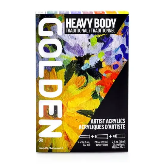 Golden&reg; Heavy Body Acrylic Traditional Paint Set {3}