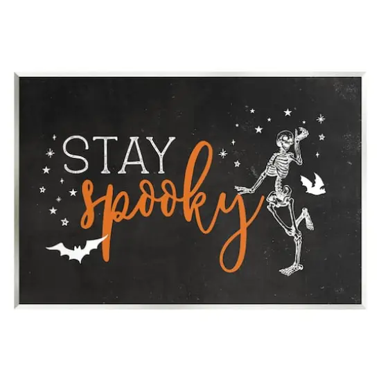 Stupell Industries Stay Spooky Skeleton Wall Plaque Art {1}