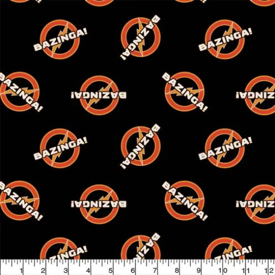 The Big Bang Theory Bazinga Precut Cotton Fabric {3}