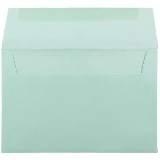 JAM Paper A9 Aqua Blue Invitation Envelopes {3}