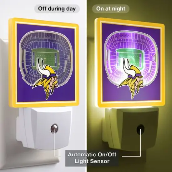 NFL StadiumView Nite Light Minnesota Vikings {6}