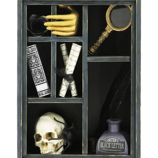 15.5" Black Spooky Tabletop Cabinet by Ashland&reg; {3}