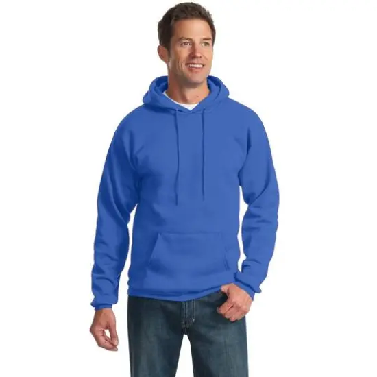 Port & Company&reg; Tall Essential Fleece Pullover Hooded Sweatshirt Royal {4}