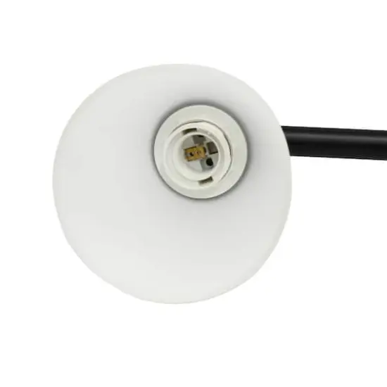 Lalia Home Essentix 3 Light Clear Shade Vanity Black {6}