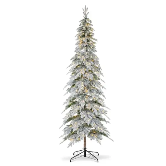 9ft. Pre-Lit Spruce Artificial Christmas Tree, Warrm White LED Lights {1}