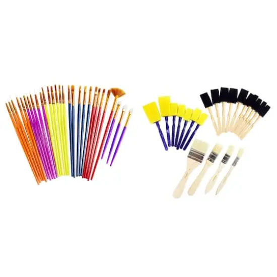 Multi-Purpose 50 Piece Brush Set by Craft Smart&reg; {1}
