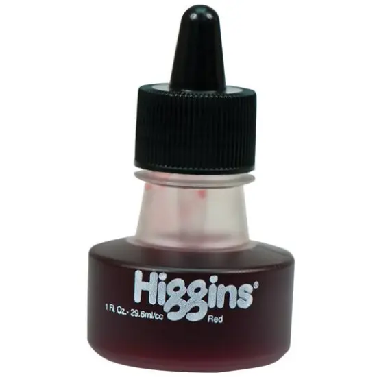 Higgins Drawing Ink, 1oz. Red Scarlet {1}