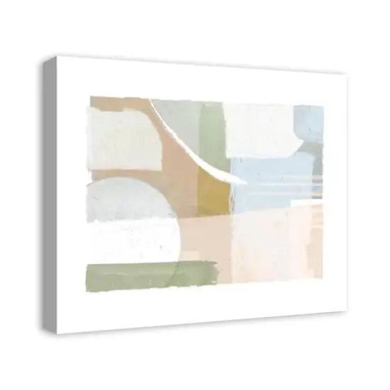 Pastel Modern Abstract 24" x 20" Canvas Wall Art {3}