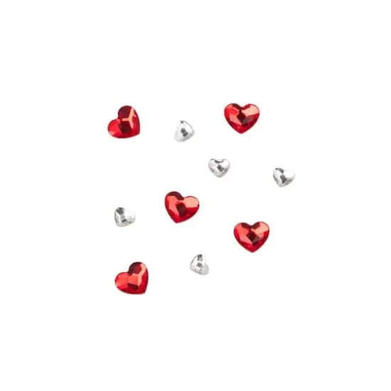 Crystal & Light Siam Heart Glue-On Austrian Crystal Mix by Bead Landing&trade;, 10ct. {1}