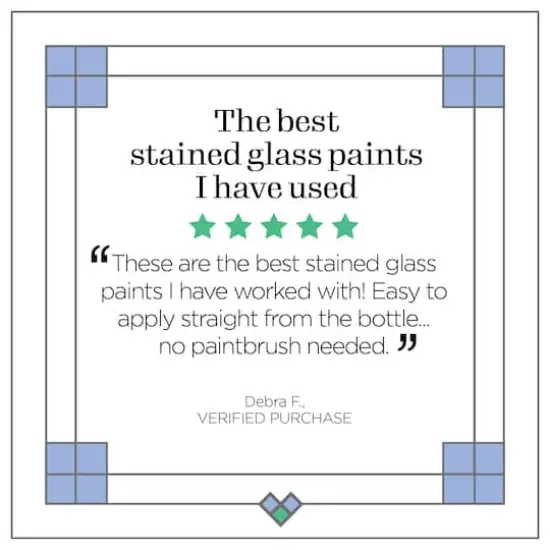 Plaid® Gallery Glass® 18 Color Stained Glass Painting Kit {9}