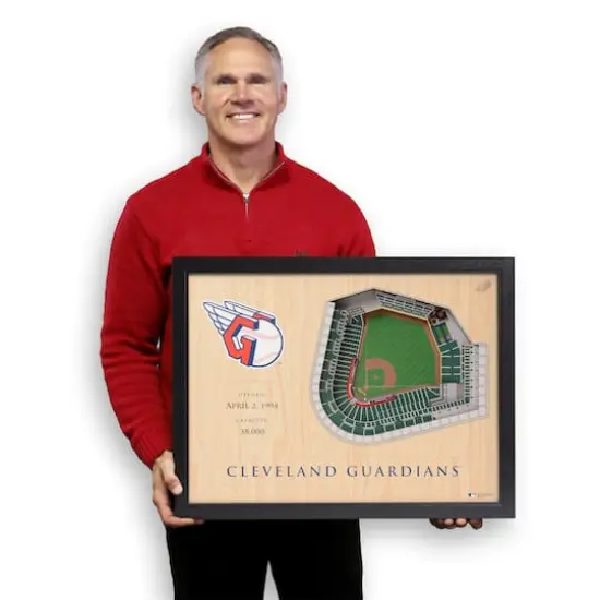 MLB 25-Layer StadiumView Wall Art Cleveland Indians {6}