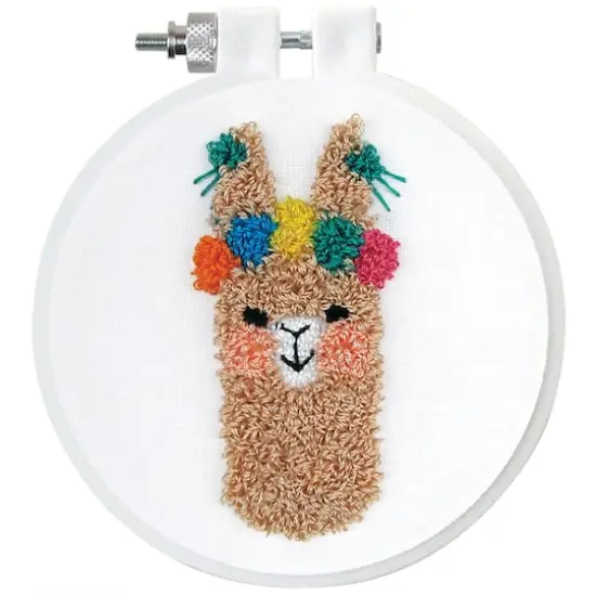 Design Works&trade; Llama Punch Needle Kit {1}
