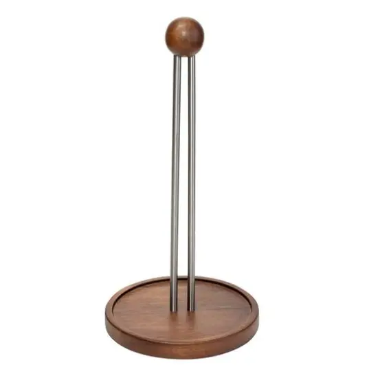 Honey Can Do Acacia Paper Towel Holder {4}