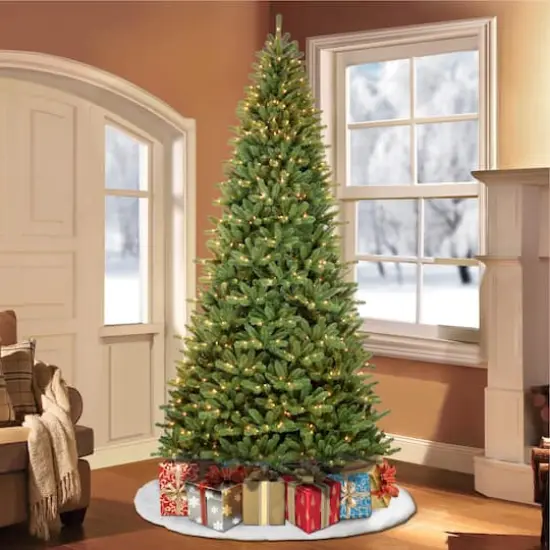 12ft. Pre-Lit Berkshire Fir Artificial Christmas Tree, Clear Lights {5}