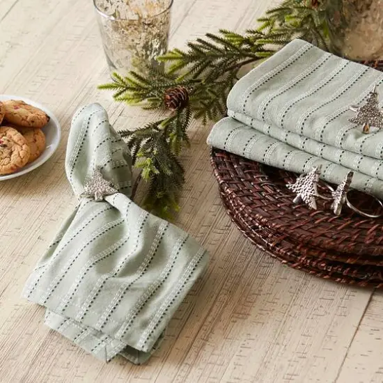 Sprig Dobby Stripe Napkin Set, 6ct. {6}
