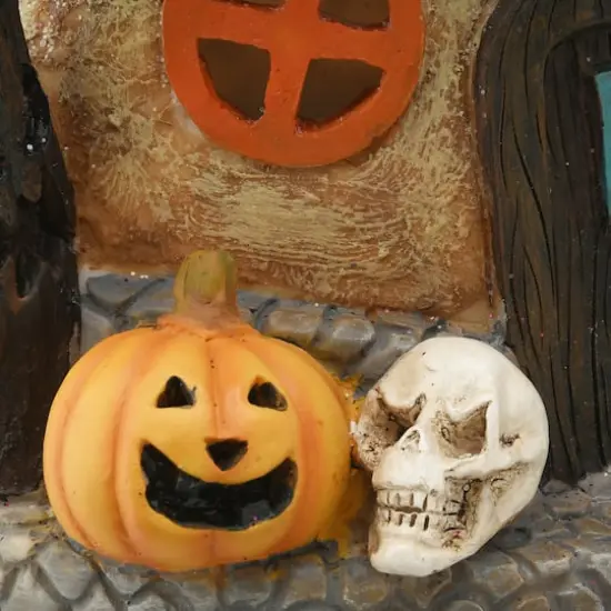 10" Purple LED Hat Haunted House {4}