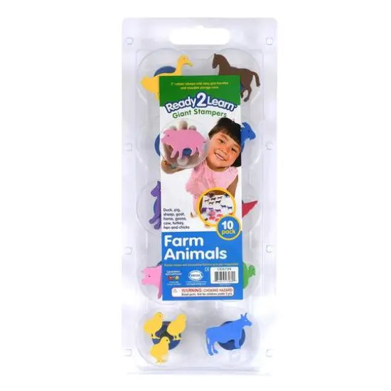 Ready2Learn&trade; Giant Stampers & Stamp Pad Kit {6}