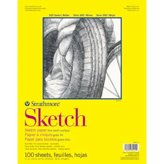 Strathmore&reg; 300 Series Sketch Paper Pad {1}