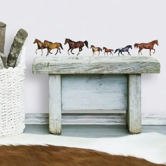 RoomMates Wild Horses Peel & Stick Wall Decals {4}