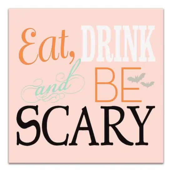 Be Scary Canvas Wall Art {1}