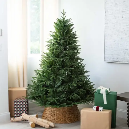 6ft. Pre-Lit Edmonton Fir Artificial Christmas Tree, Color Changing LED Lights {13}