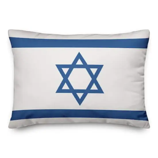 Star of David 14x20 Spun Poly Pillow {1}