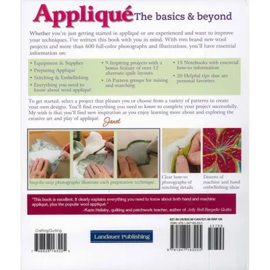 Landauer Applique The Basics and Beyond 2 Book {3}