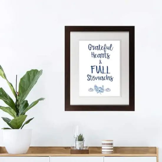 Full Stomachs Black Framed Print Wall Art {4}