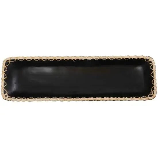 24" Black Mango Wood Handmade Nesting Tray {4}