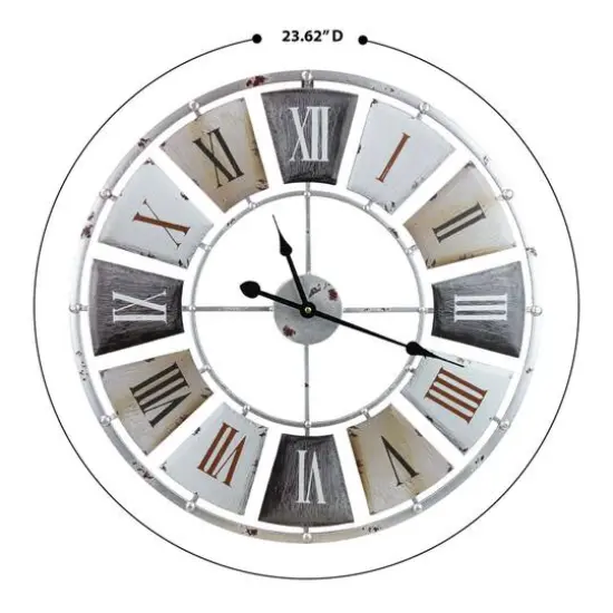 Sorbus&reg; 24" Metal Wall Clock {6}