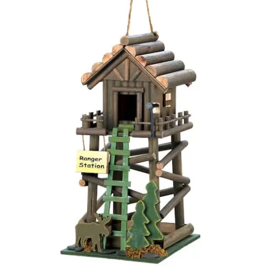13.5'' Ranger Station Birdhouse {1}