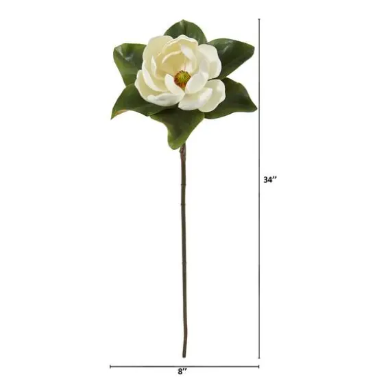 White Magnolia Flower Stems, 3ct. {3}