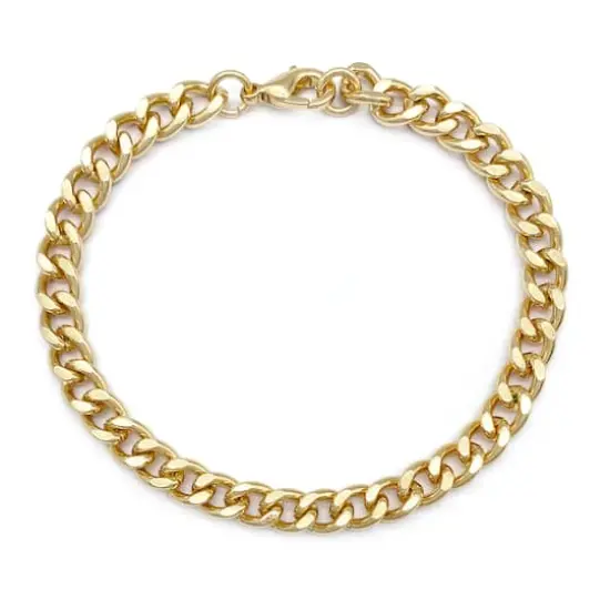 7.5" Rainbow & Gold Enamel Curb Charm Bracelet by Bead Landing™ {7}