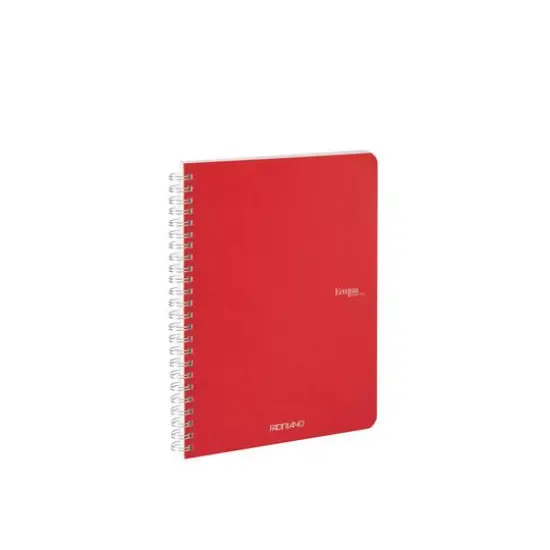 Fabriano&reg; EcoQua Spiral Bound Grid Notebook Red {7}