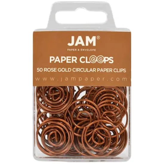 JAM Paper Circular Paper Cloops Rose Gold {1}