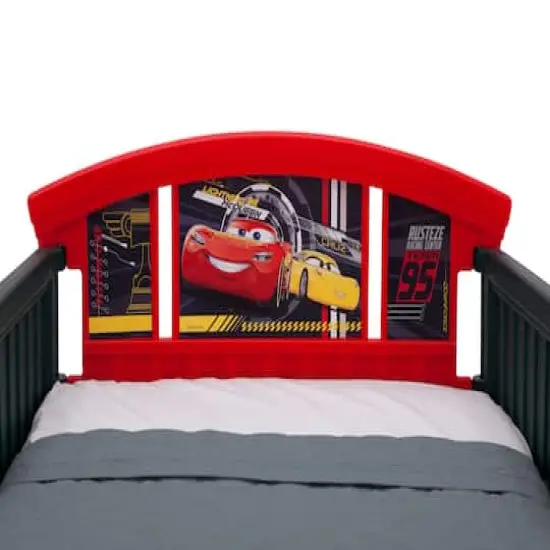Cars 3D Footboard Toddler Bed {4}