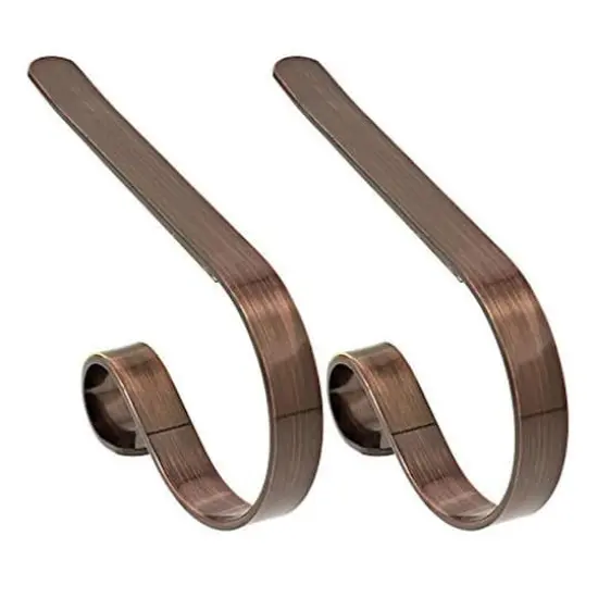 Original MantleClip&reg; Oil-Rubbed Bronze Stocking Holders, 2ct. {1}