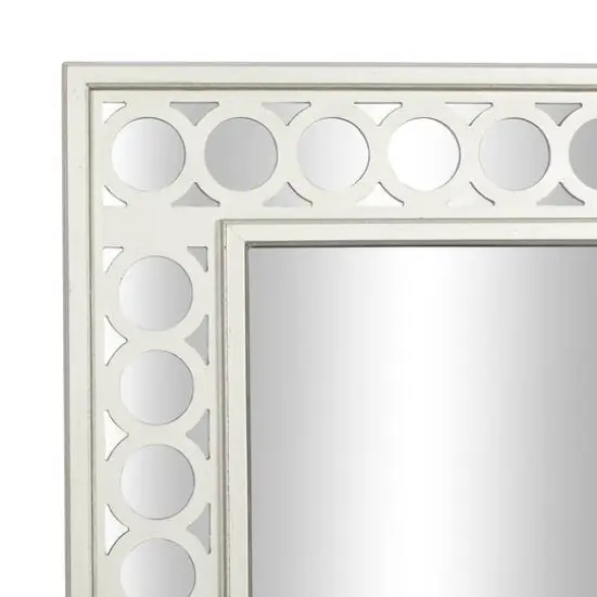 Set of 2 Grey Wood Glam Console Table, 31" x 31" {13}