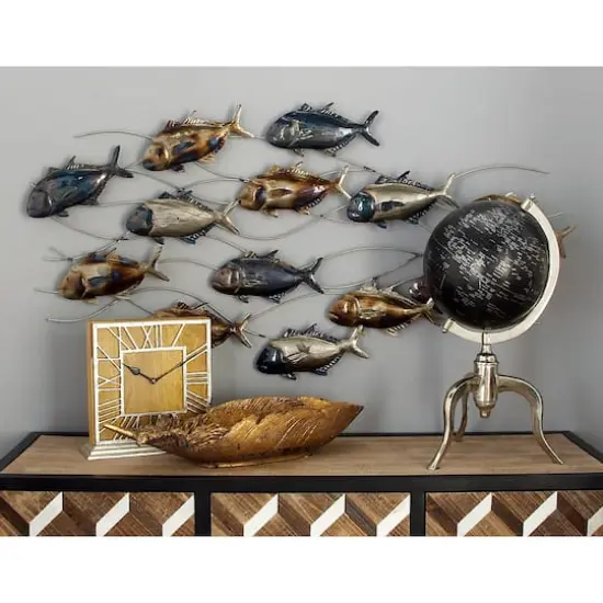 Metal Coastal Fish Wall Decoration {4}